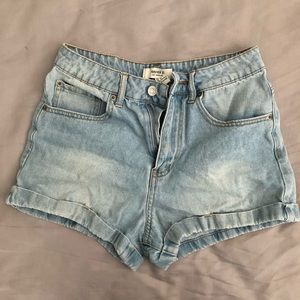 Forever 21 high waisted denim shorts